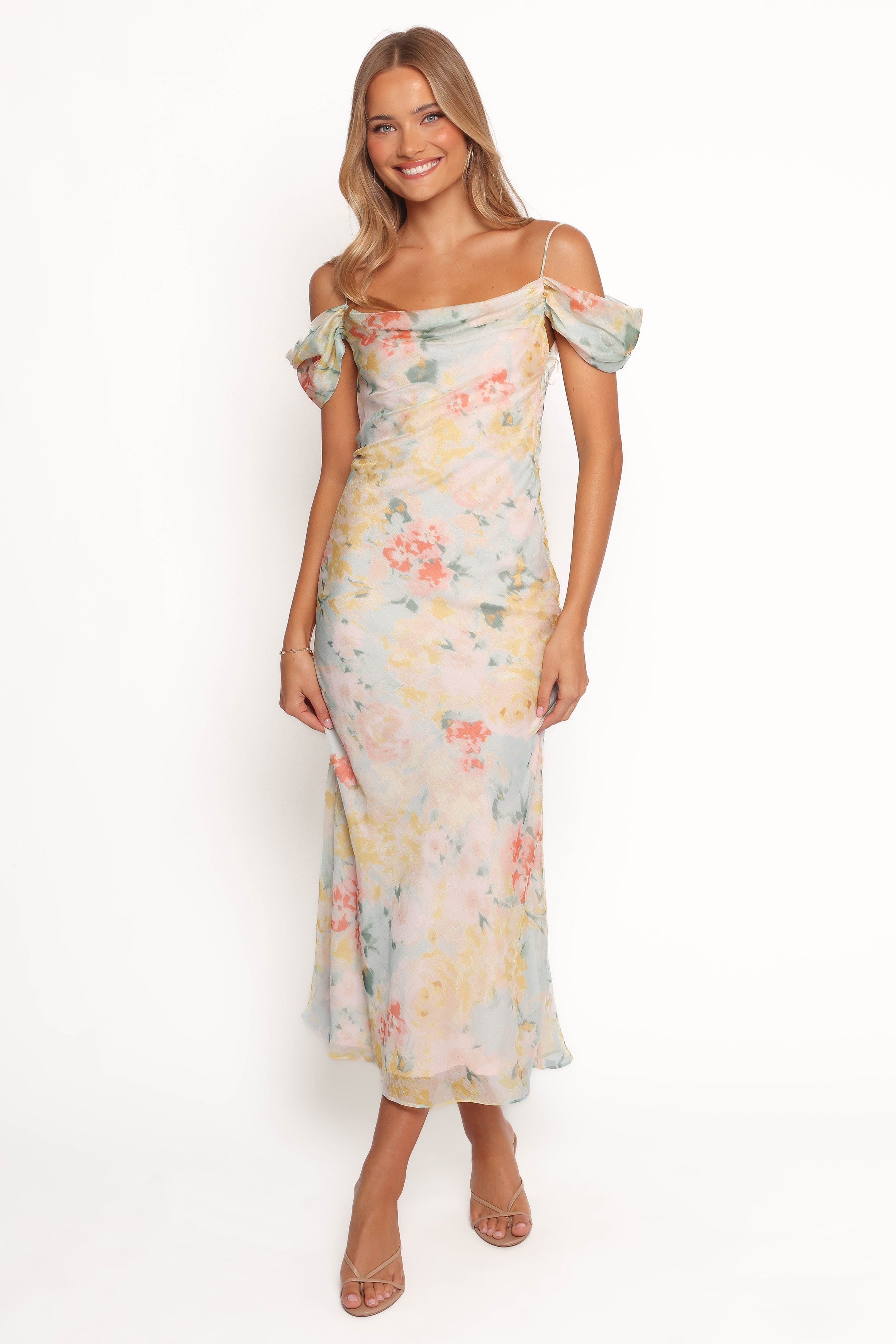 Petal and Pup USA DRESSES Esther Midi Dress - Multi
