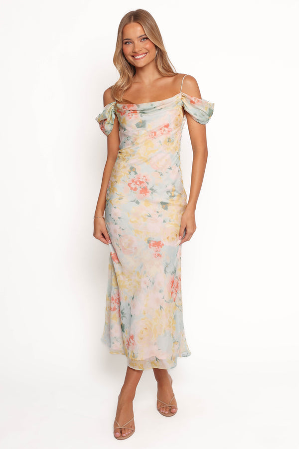 Petal and Pup USA DRESSES Esther Midi Dress - Multi