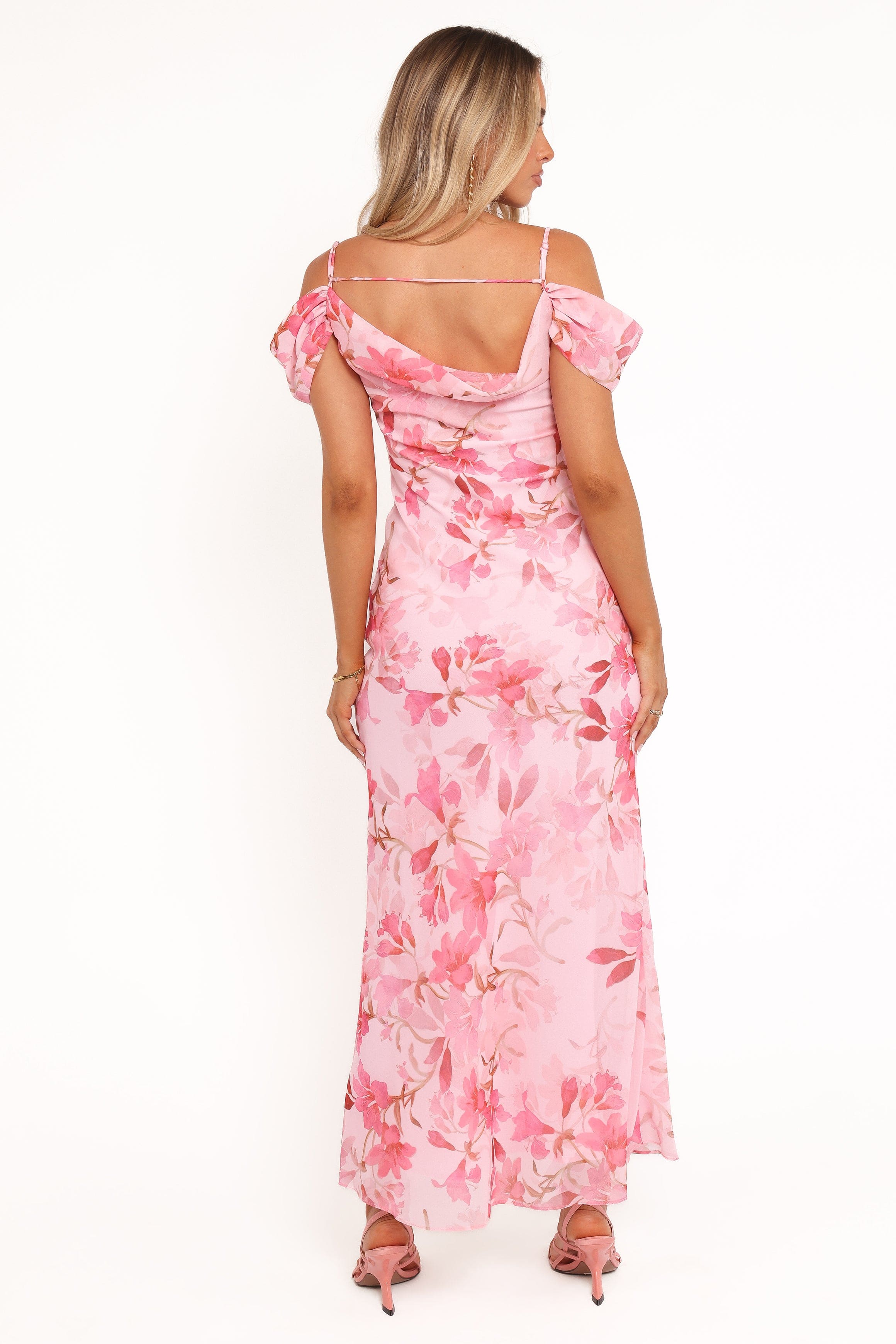 Esther Midi Dress - Pink Floral | Petal & Pup USA