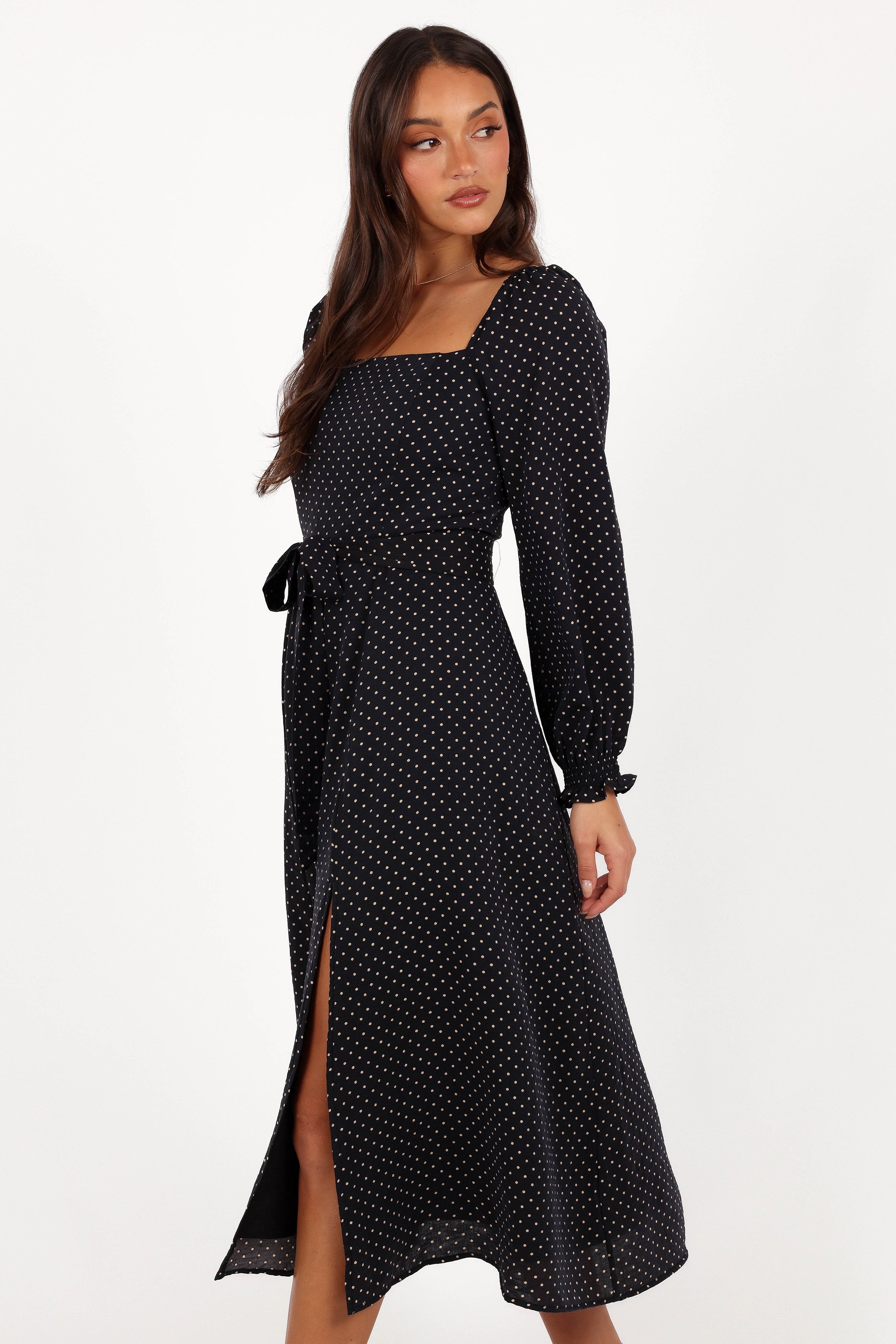 Ettie Long Sleeve Midi Dress