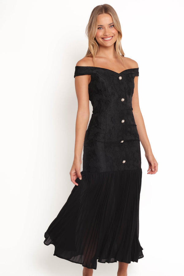Petal and Pup USA DRESSES Evelina Maxi Dress - Black