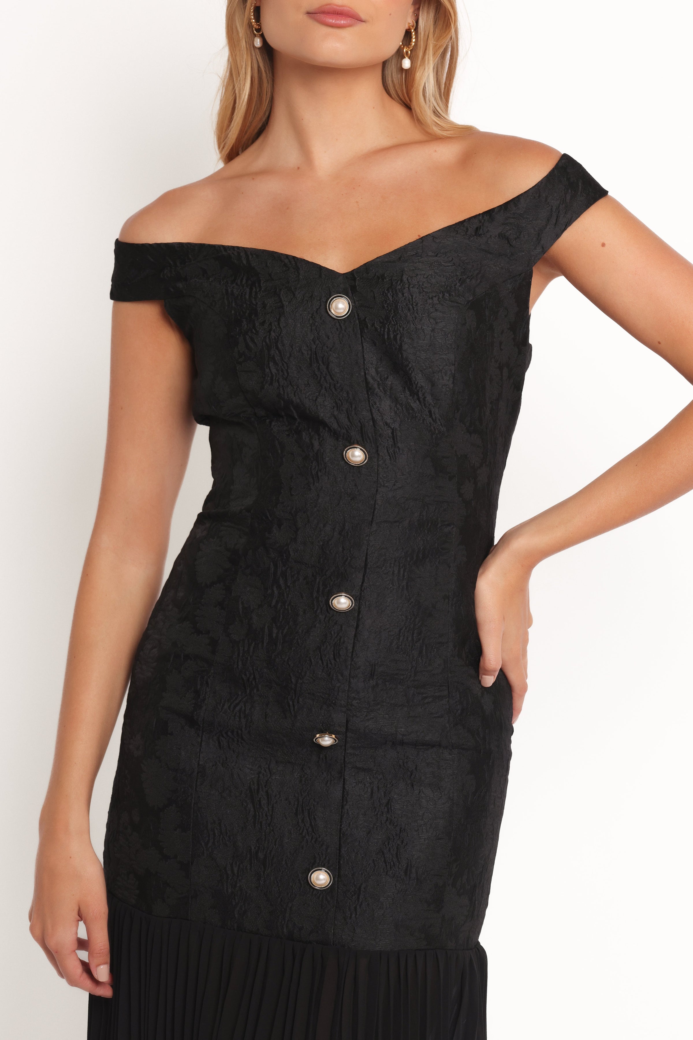 Petal and Pup USA DRESSES Evelina Maxi Dress - Black