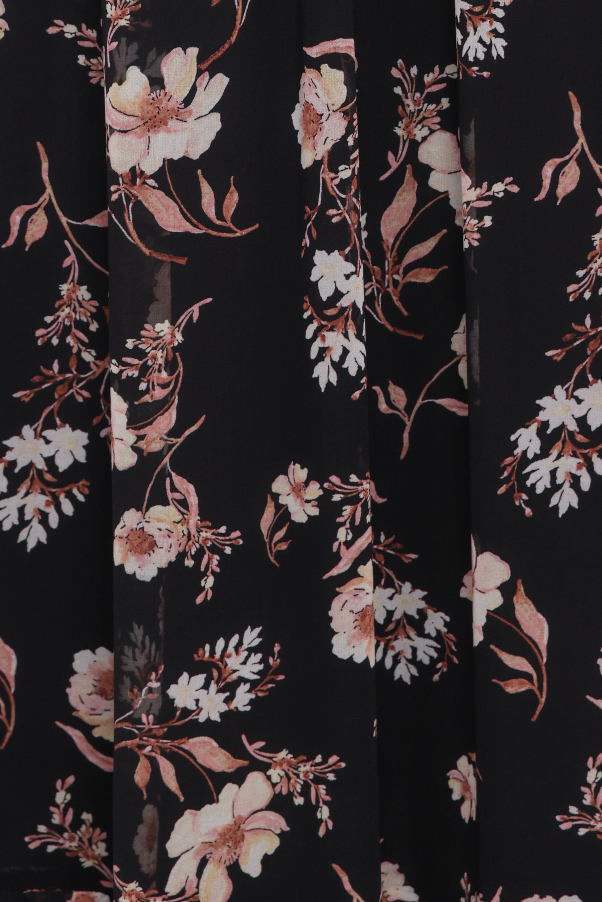 Petal and Pup USA DRESSES Evian Long Sleeve Maxi Dress - Black Floral