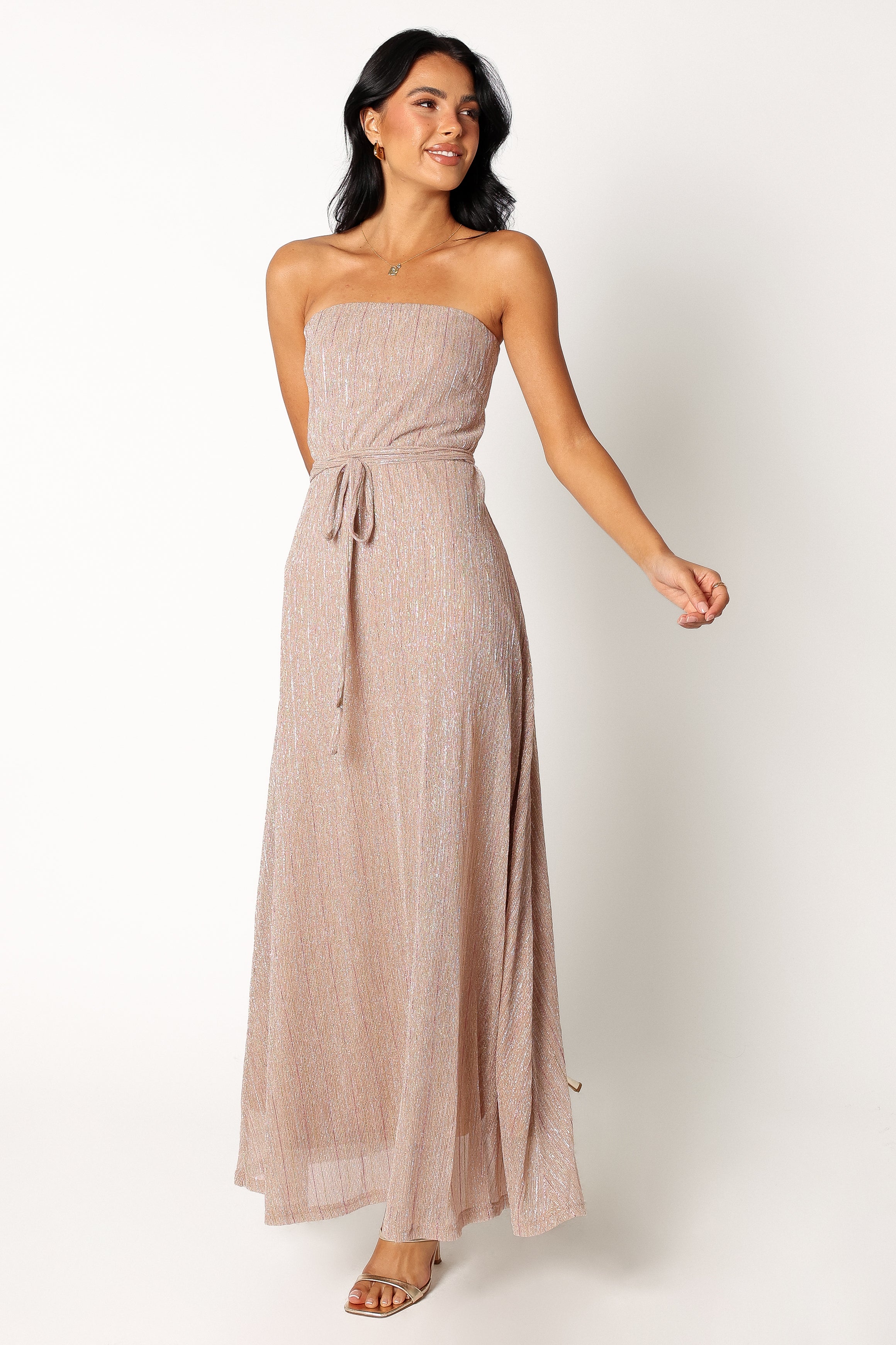 Rose gold summer dress sales