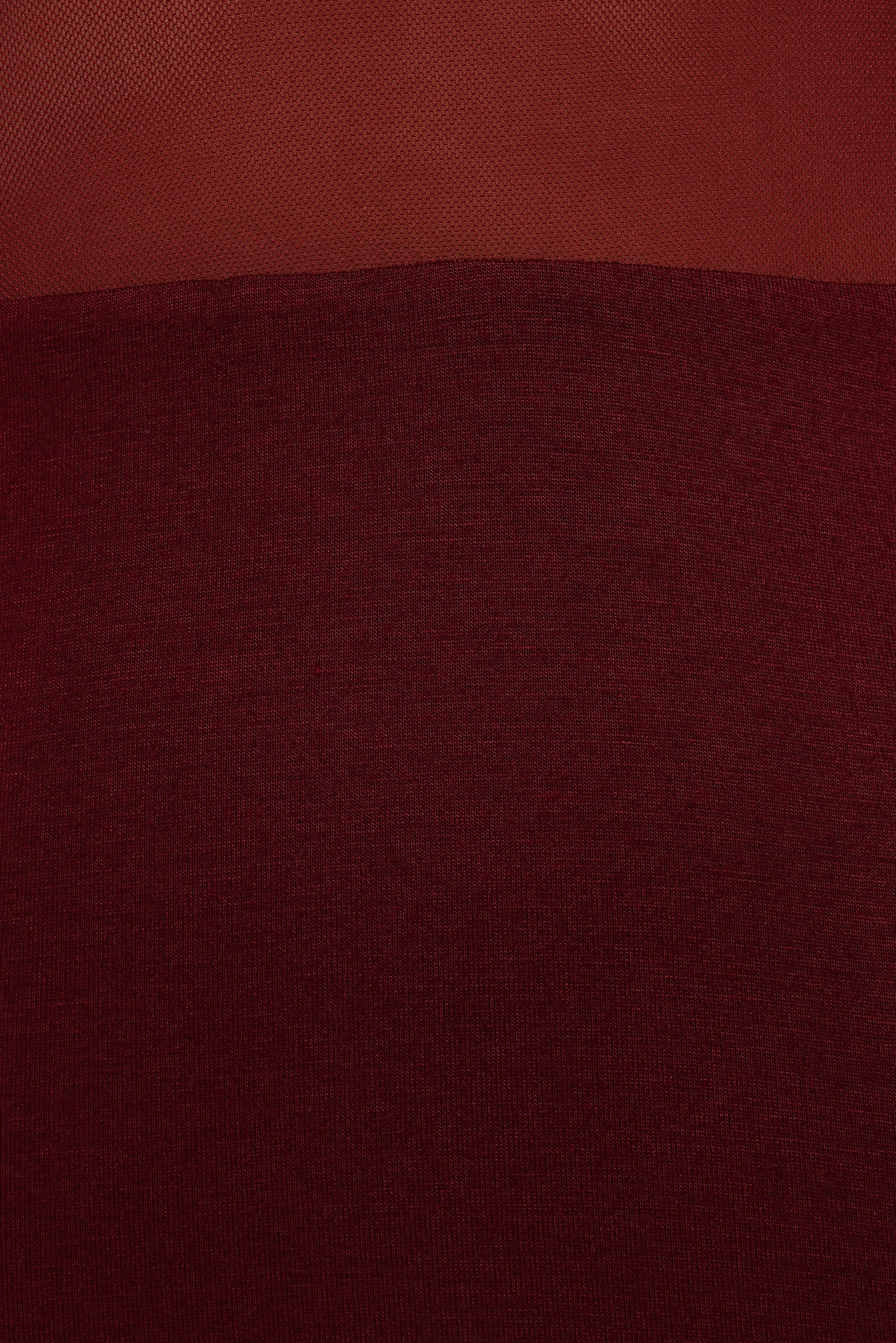 Petal and Pup USA DRESSES Farrow Long Sleeve Midi Dress - Wine