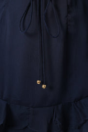 DRESSES @Felix Long Sleeve Mini Dress - Navy