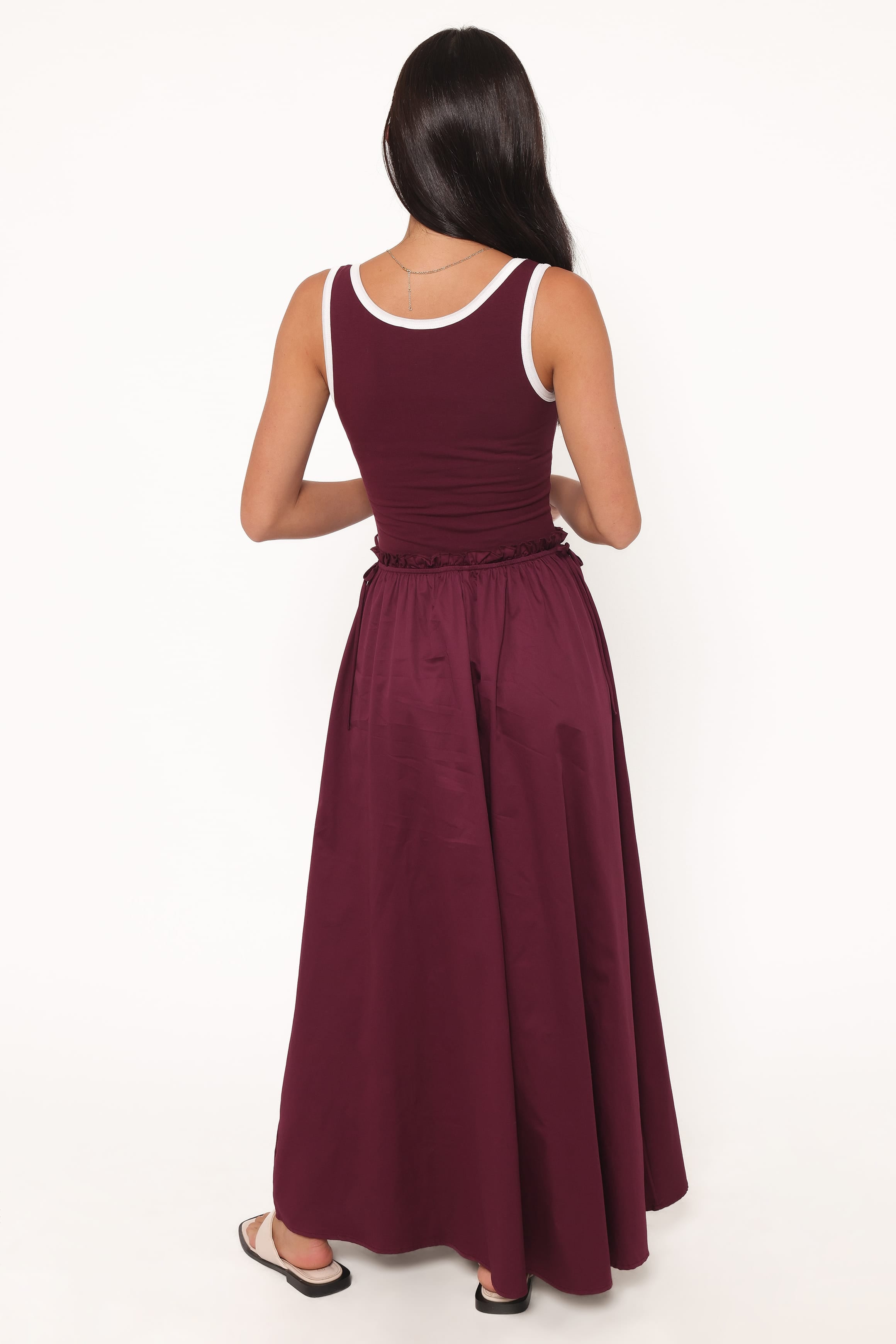 Petal and Pup USA DRESSES Finesse Maxi Dress - Burgundy