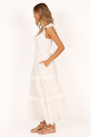Petal and Pup USA DRESSES Finley Maxi Dress - White