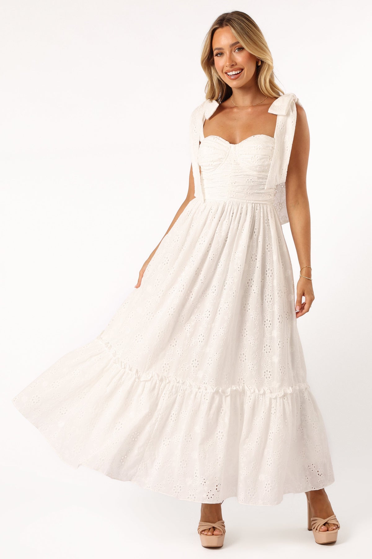 Fiora Maxi Dress - White | Petal & Pup USA