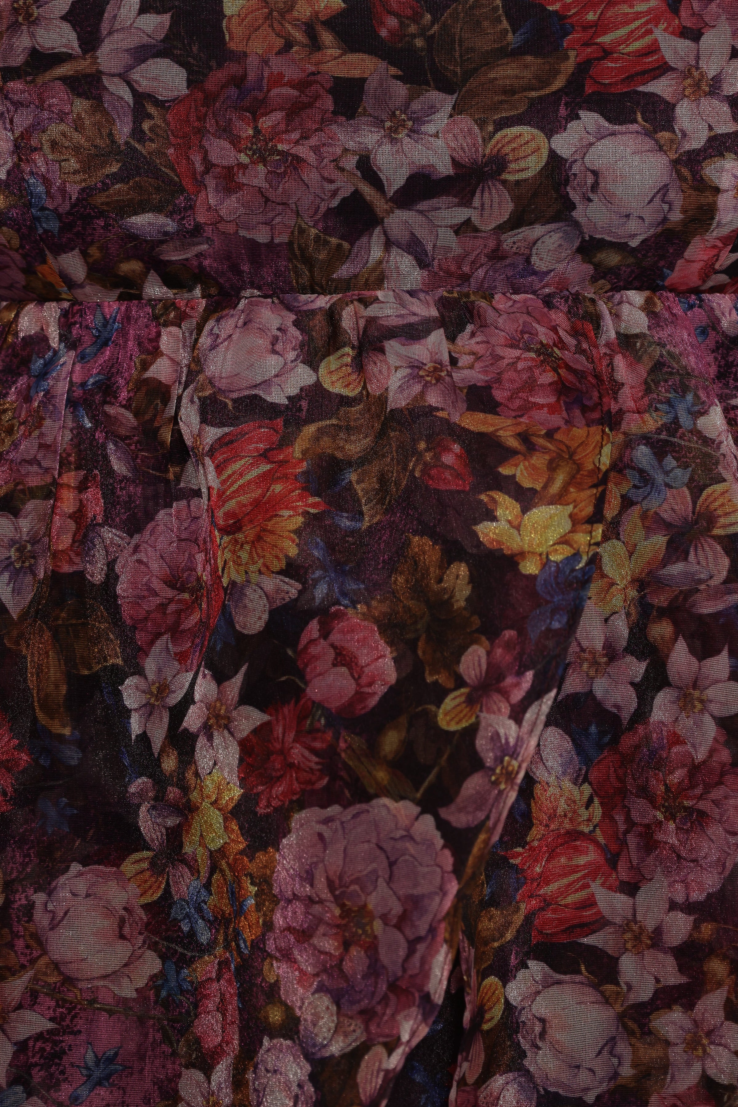 Petal and Pup USA DRESSES Fiorella Mini Dress - Plum Floral