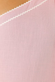 Petal and Pup USA DRESSES Fleaur One Shoulder Maxi Dress - Pink