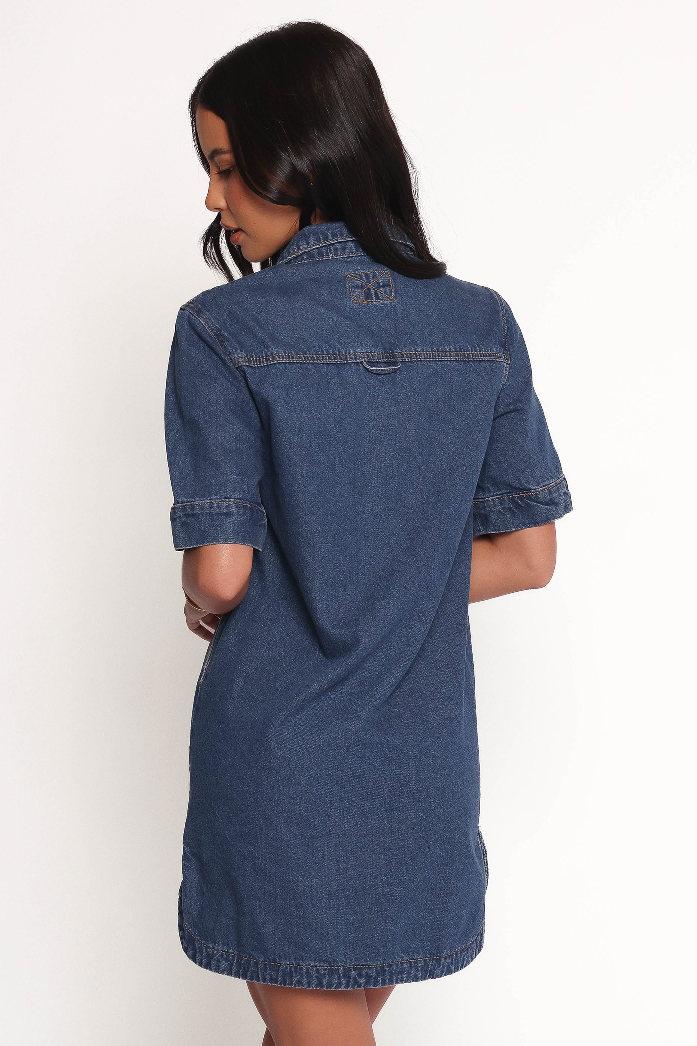 Petal and Pup Fleming Shirt Mini Dress