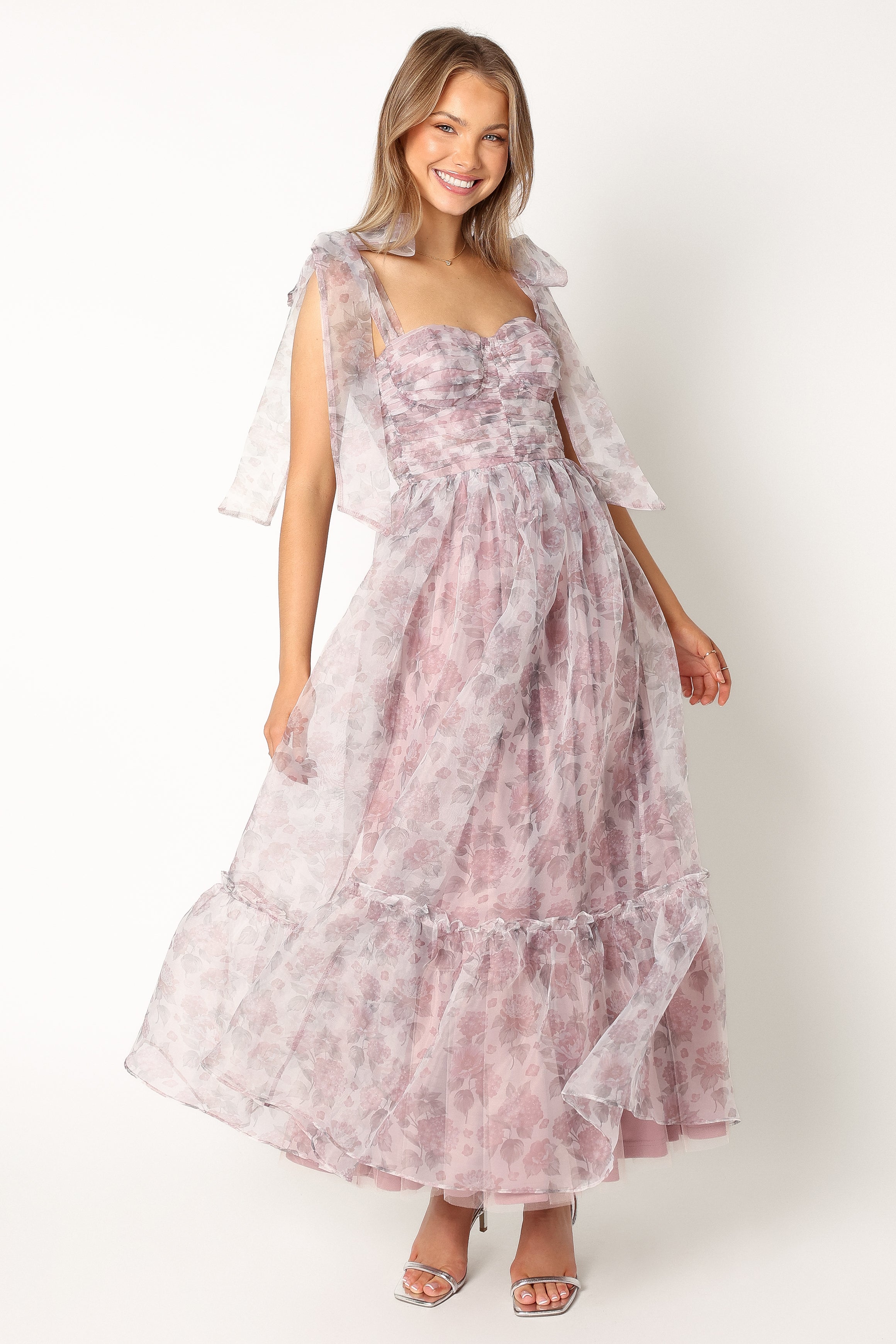 Floret Midi Dress - Dark Purple | Petal & Pup USA