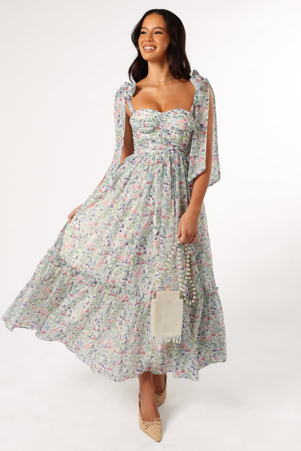 Petal and Pup USA DRESSES Floret Midi Dress - Multi