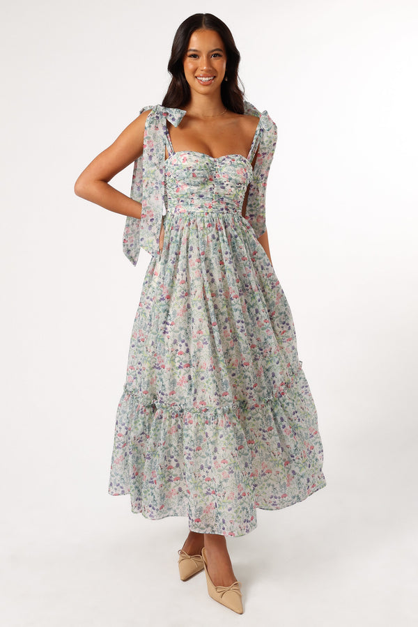 Petal and Pup USA DRESSES Floret Midi Dress - Multi