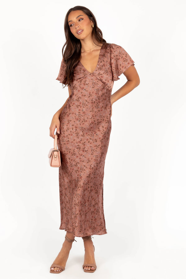 Petal and Pup USA DRESSES Flossy Maxi Dress - Mauve