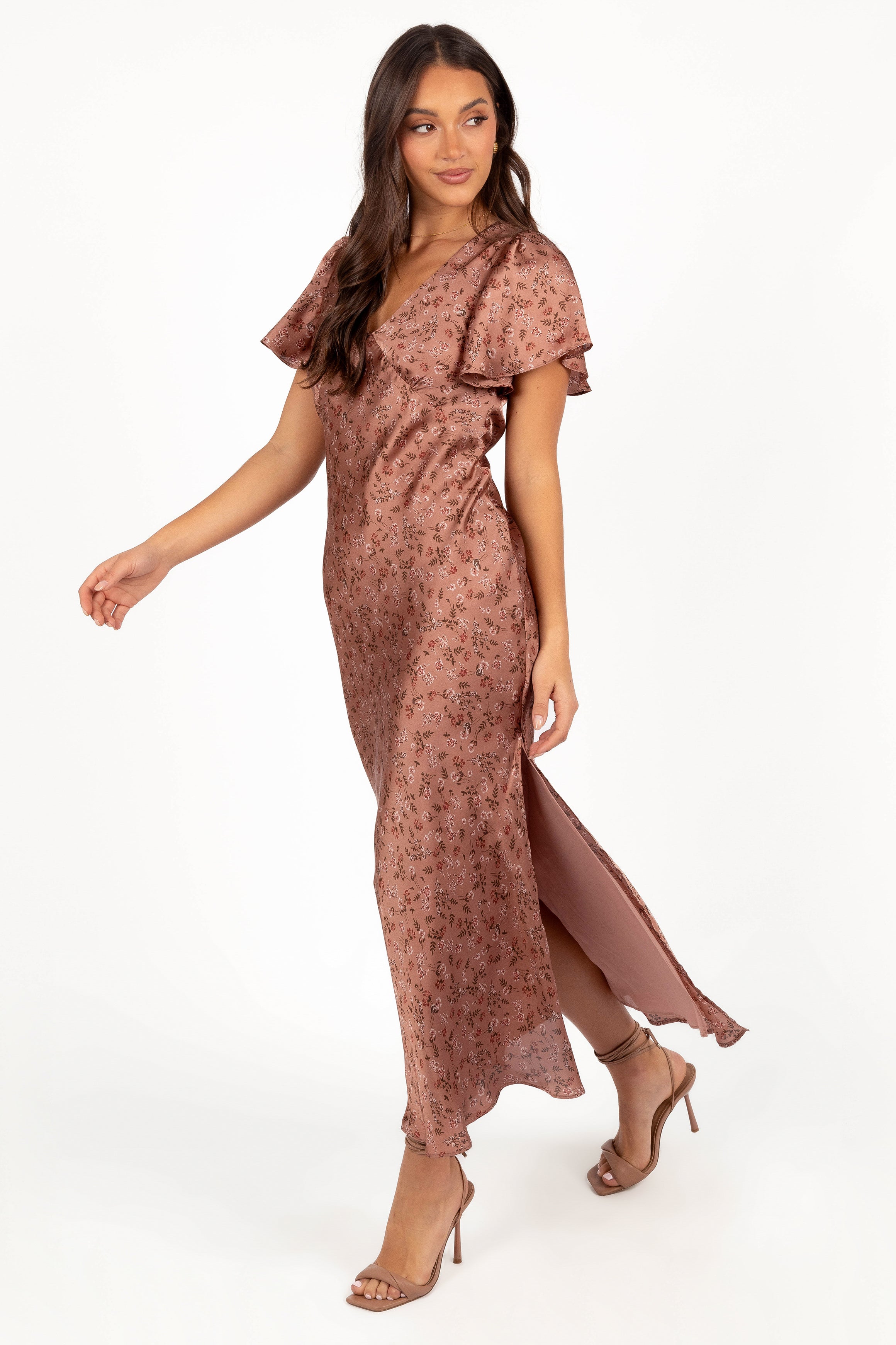Petal and Pup USA DRESSES Flossy Maxi Dress - Mauve