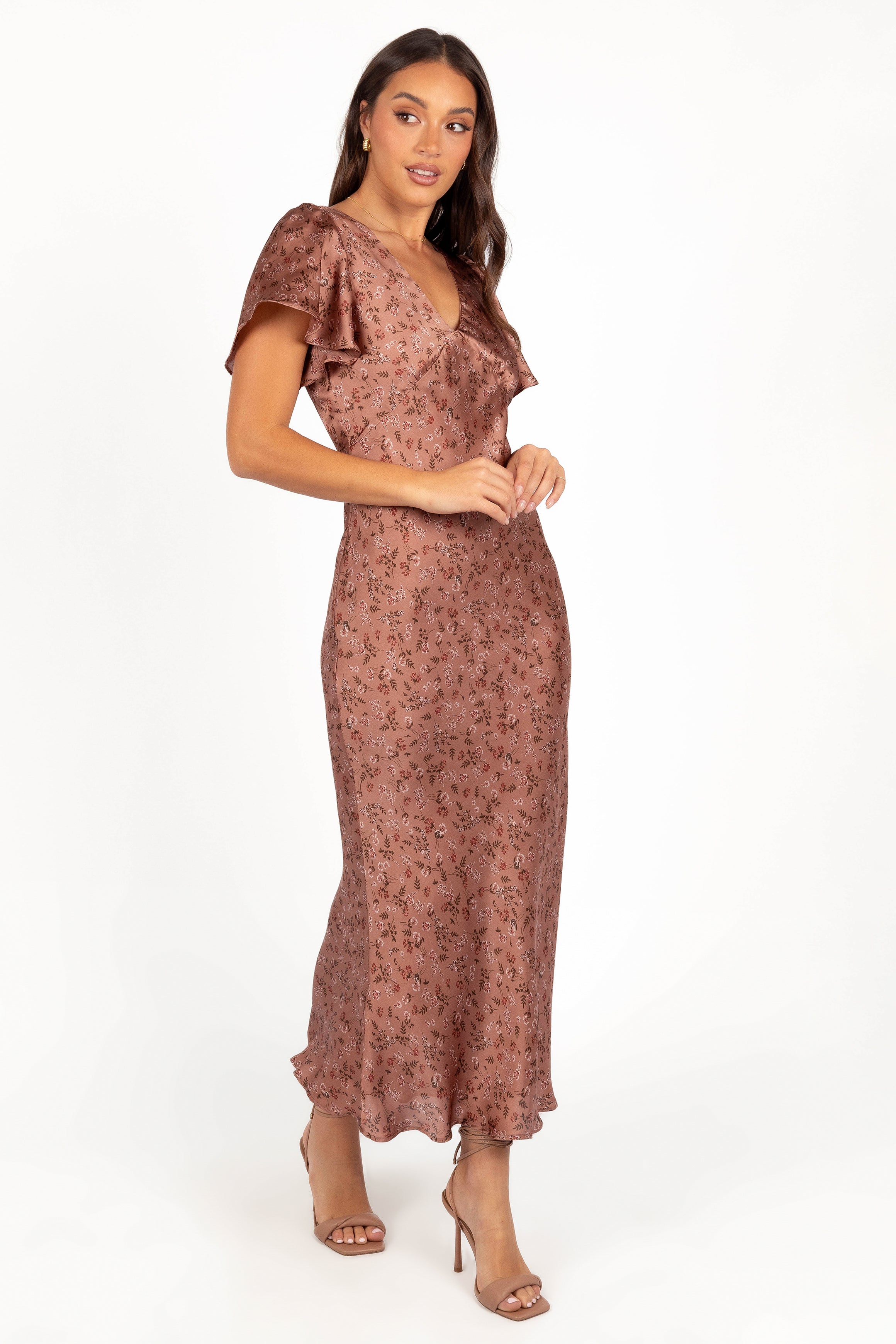 Petal and Pup USA DRESSES Flossy Maxi Dress - Mauve