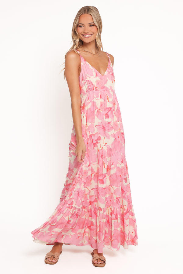 Petal and Pup USA DRESSES Forbes Maxi Dress - Pink Floral
