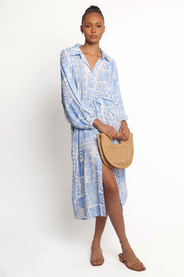 Petal and Pup USA DRESSES Foster Midi Dress - Malia Print (Hold for Amazon)
