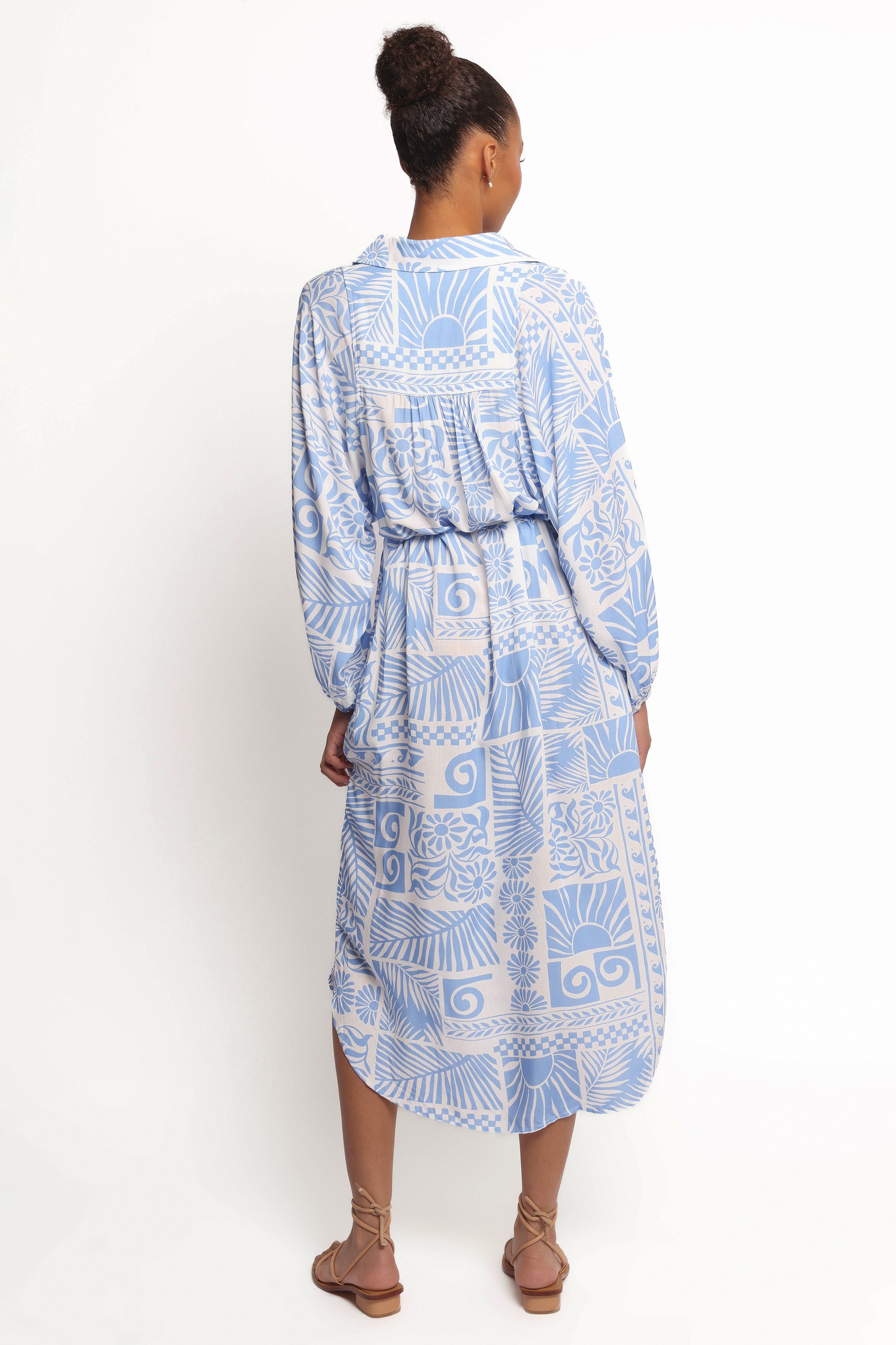Petal and Pup USA DRESSES Foster Midi Dress - Malia Print (Hold for Amazon)