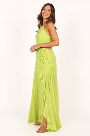 Petal and Pup USA DRESSES Franco Maxi Dress - Lime Green