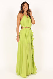 Petal and Pup USA DRESSES Franco Maxi Dress - Lime Green