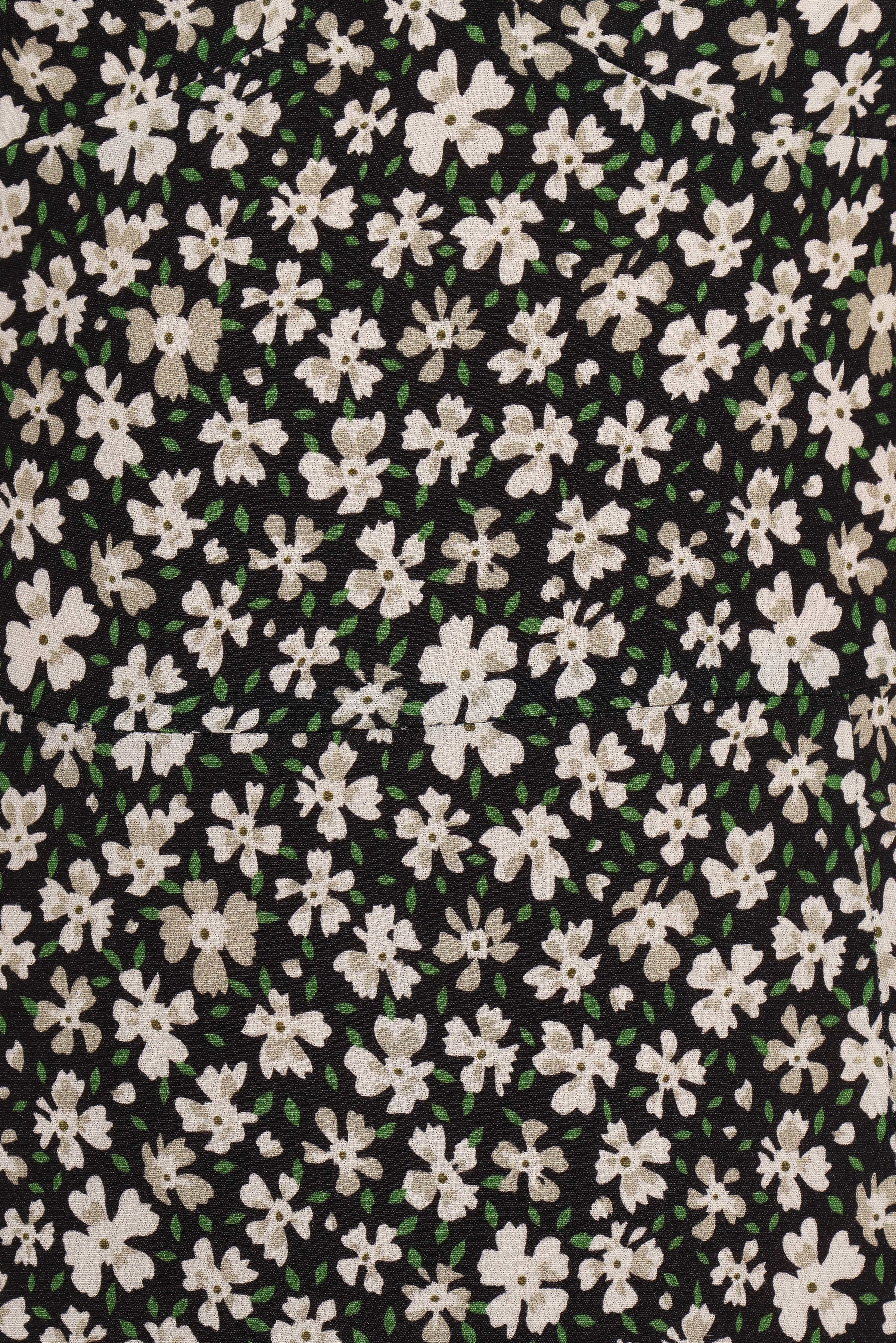 Petal and Pup USA DRESSES Franklin Dress - Black Floral (Hold for Rack)
