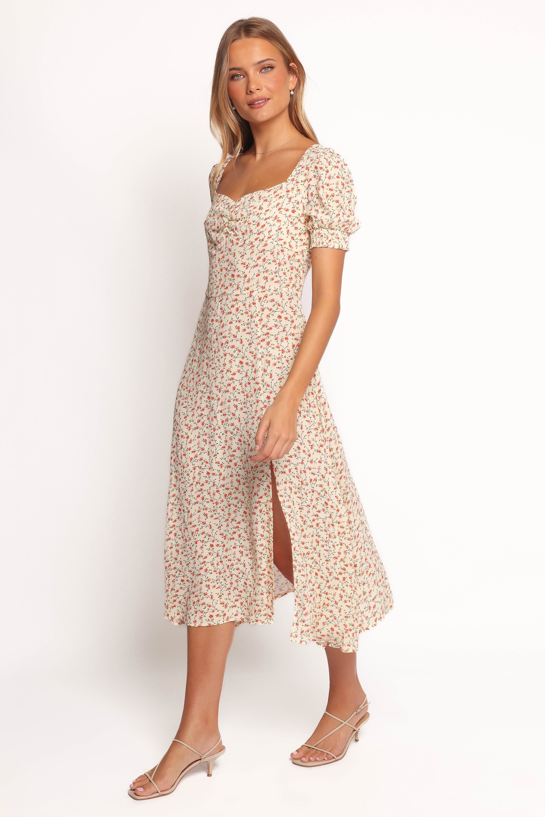 Petal and Pup USA DRESSES Franklin Dress - Cream Floral