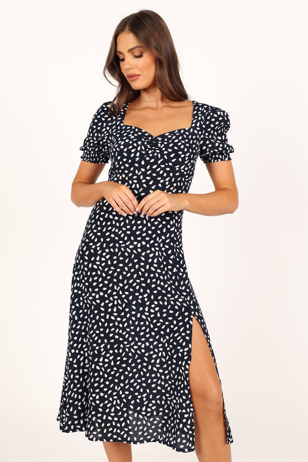 Petal and Pup USA DRESSES Franklin Dress - Navy Print