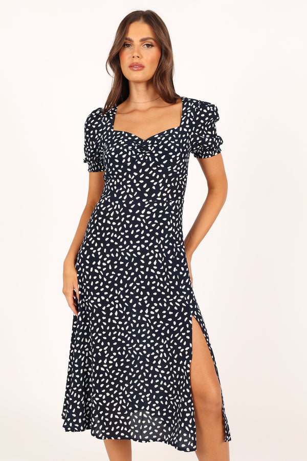 Petal and Pup USA DRESSES Franklin Dress - Navy Print