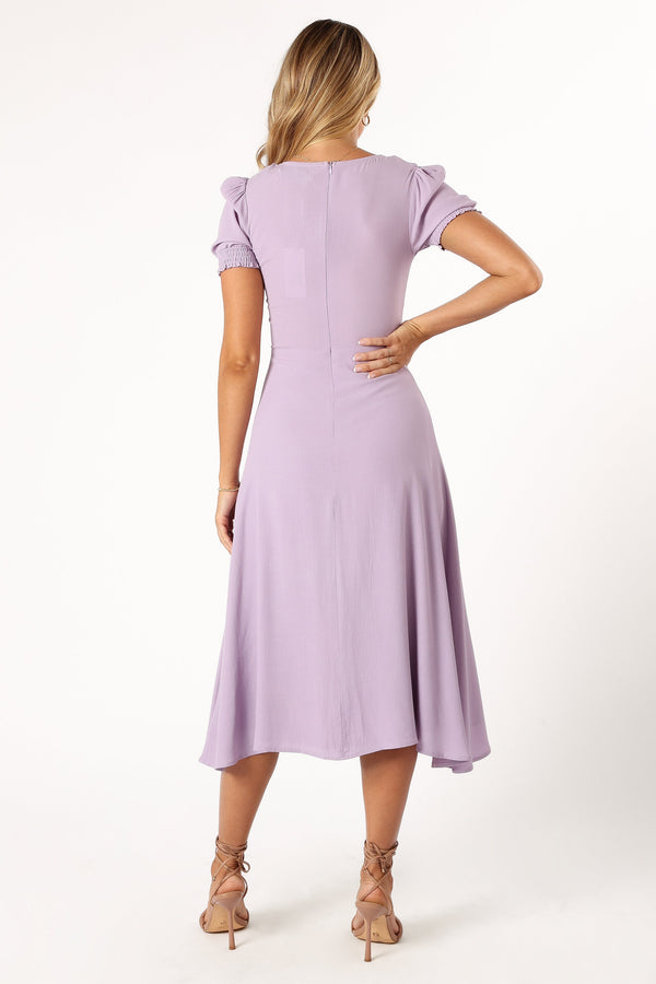 Petal and Pup USA DRESSES Franklin Midi Dress - Purple