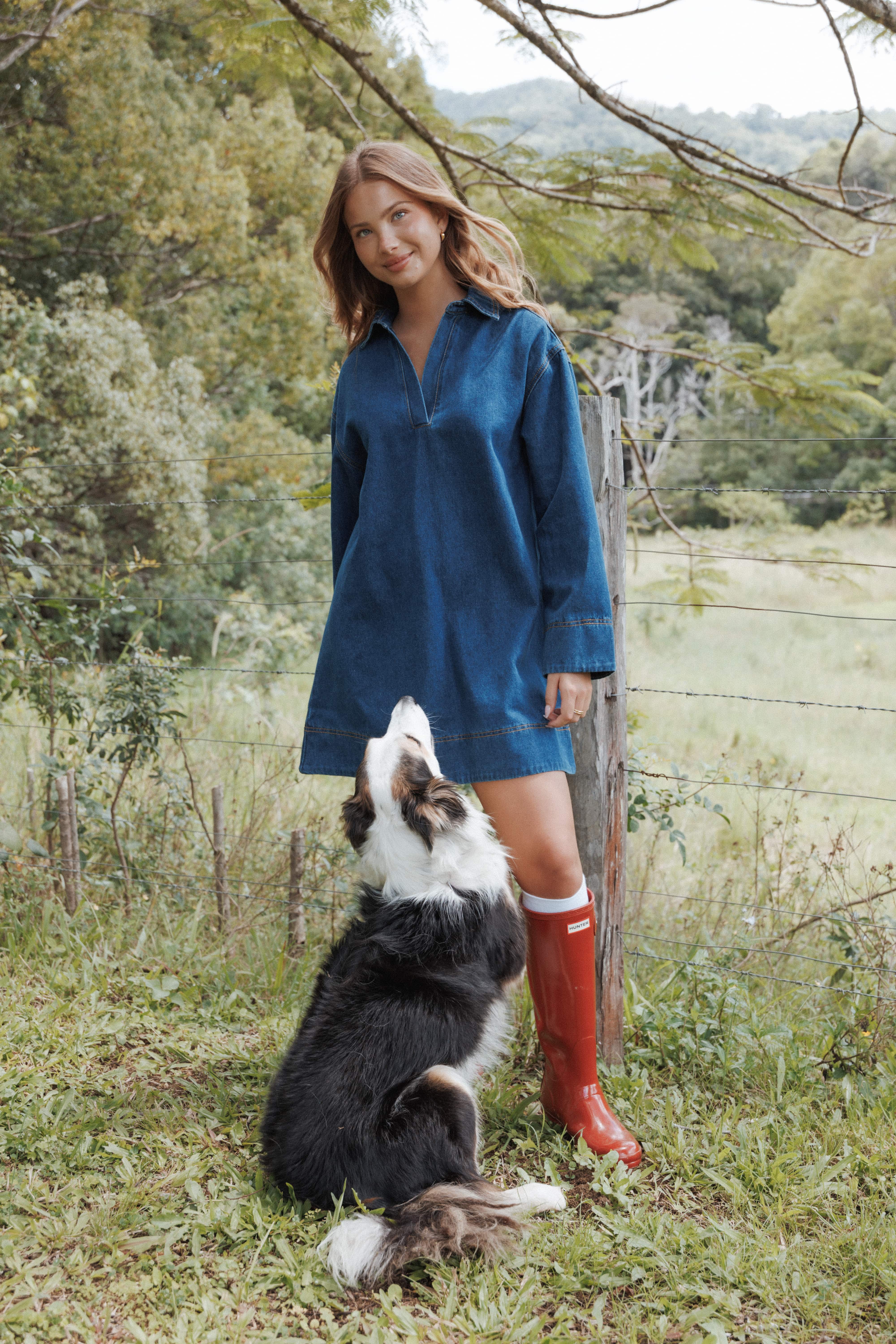 Petal and Pup USA DRESSES Genesis Mini Dress - Indigo