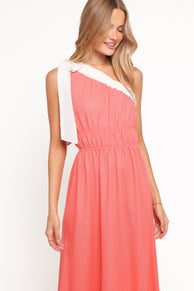 Petal and Pup USA DRESSES Gilda Maxi Dress - Coral