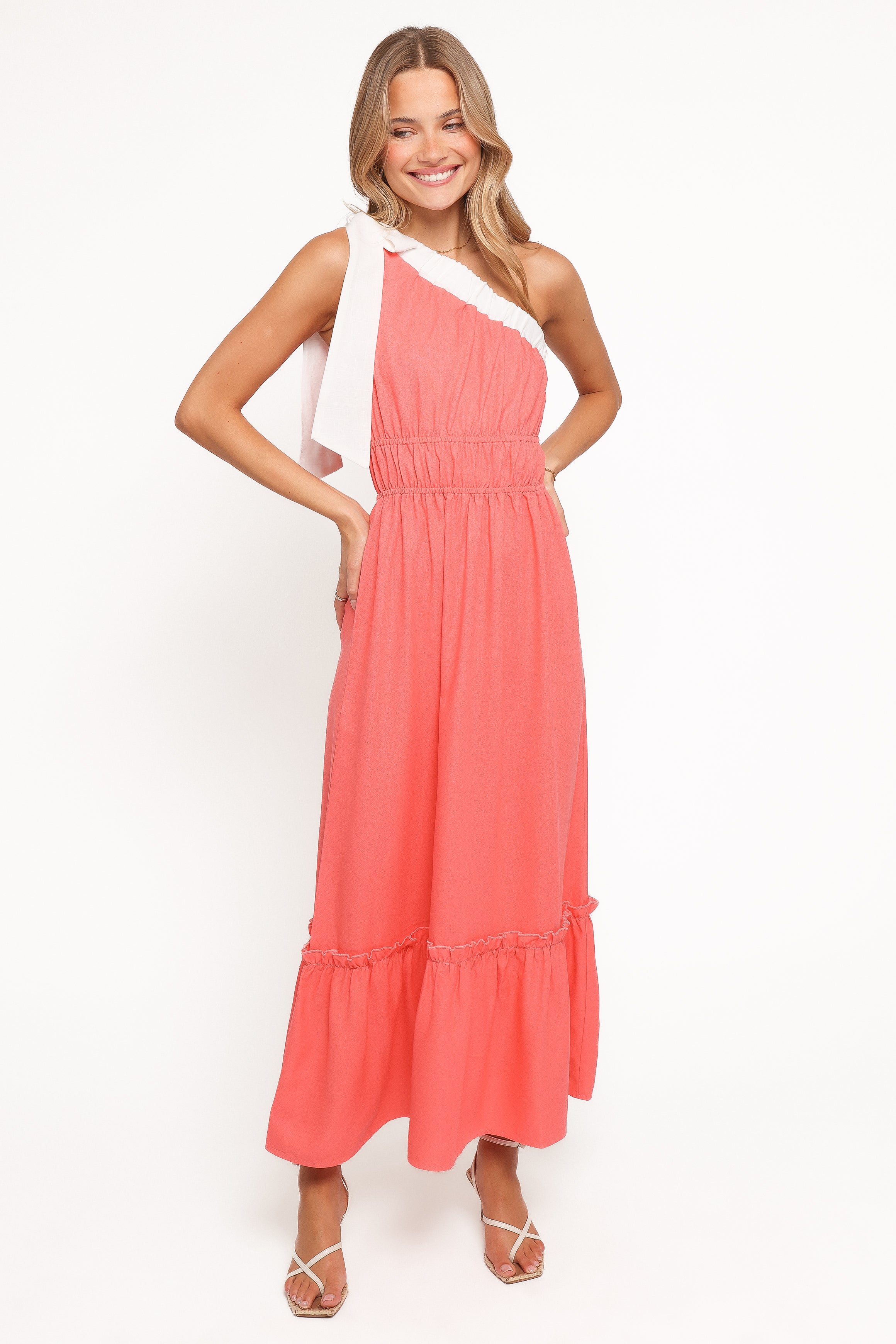 Petal and Pup USA DRESSES Gilda Maxi Dress - Coral