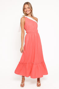 Petal and Pup USA DRESSES Gilda Maxi Dress - Coral
