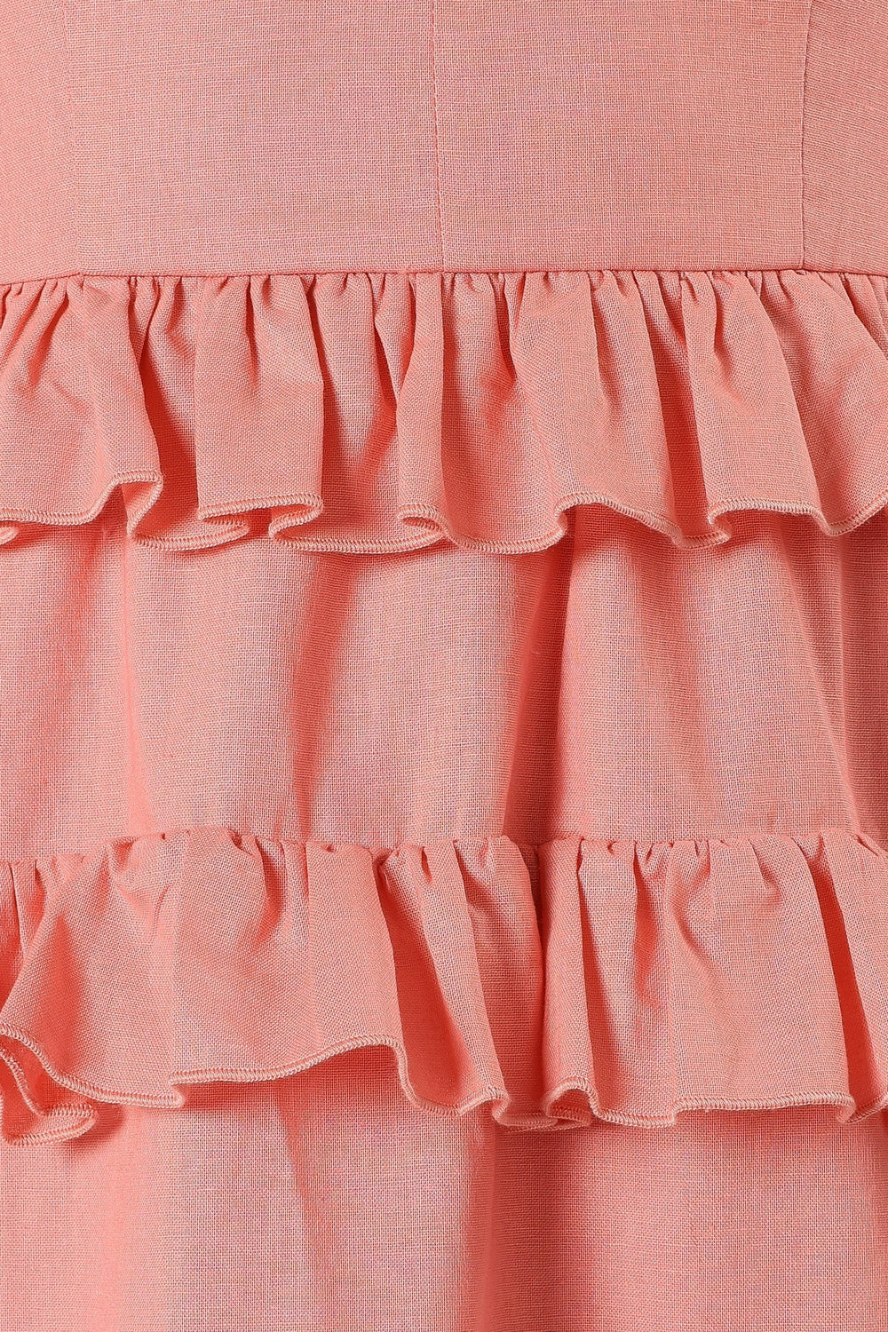 Gloria Strapless Maxi Dress Coral Pink Petal & Pup USA