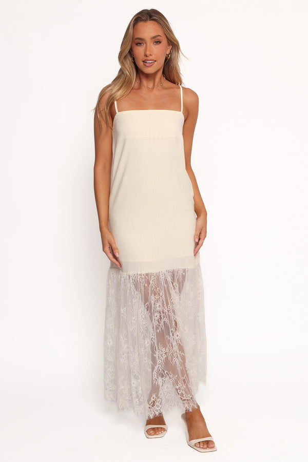 Seraphine Midi Dress - Cream | Petal & Pup USA Seraphine Midi Dress - Cream | Petal & Pup USA