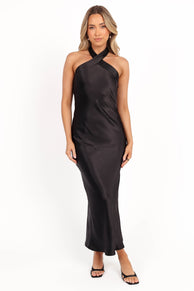 Petal and Pup USA DRESSES Grasie Midi Dress - Black