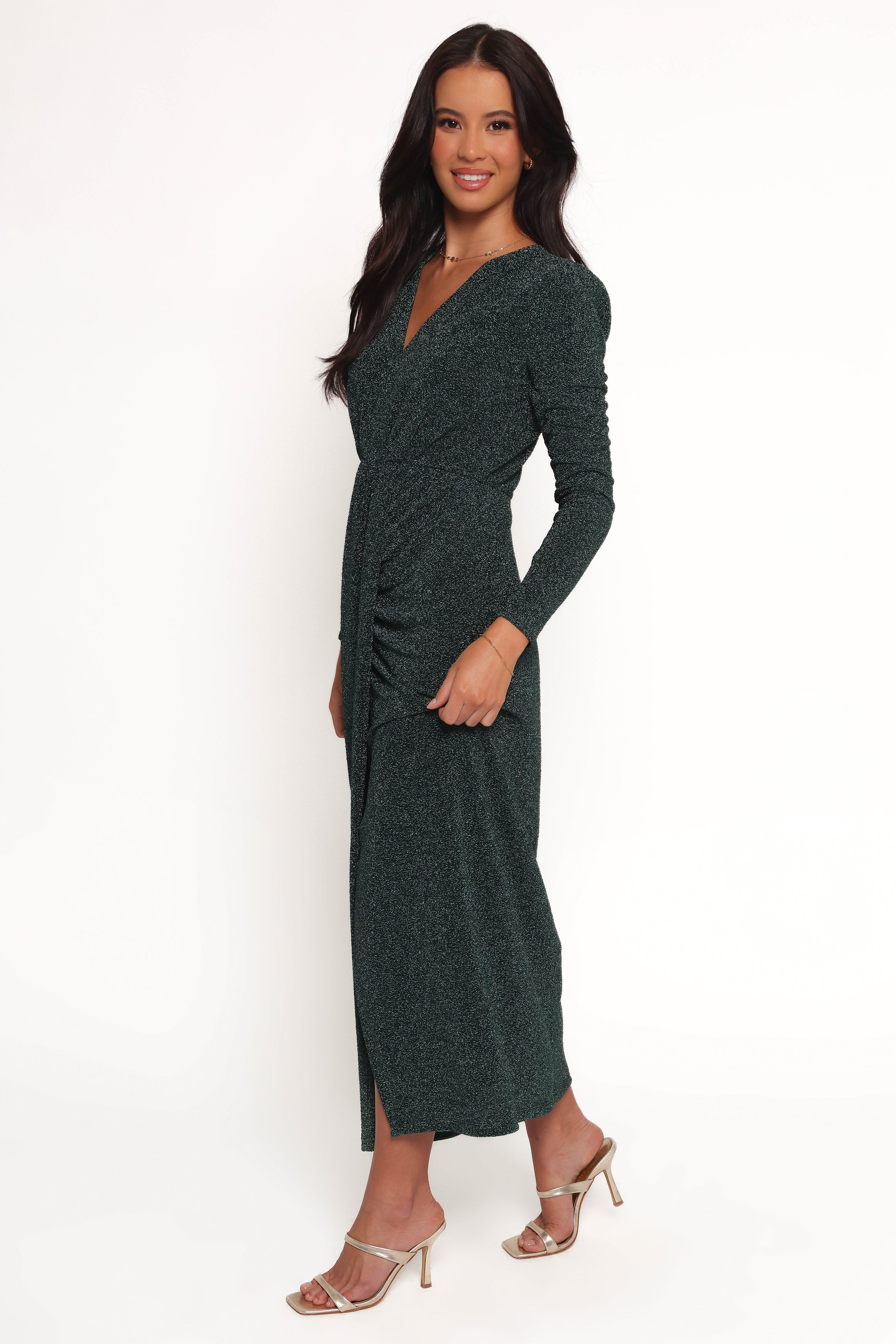 Petal and Pup USA DRESSES Grayson Maxi Dress - Emerald