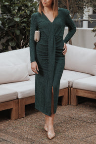 Petal and Pup USA DRESSES Grayson Maxi Dress - Emerald