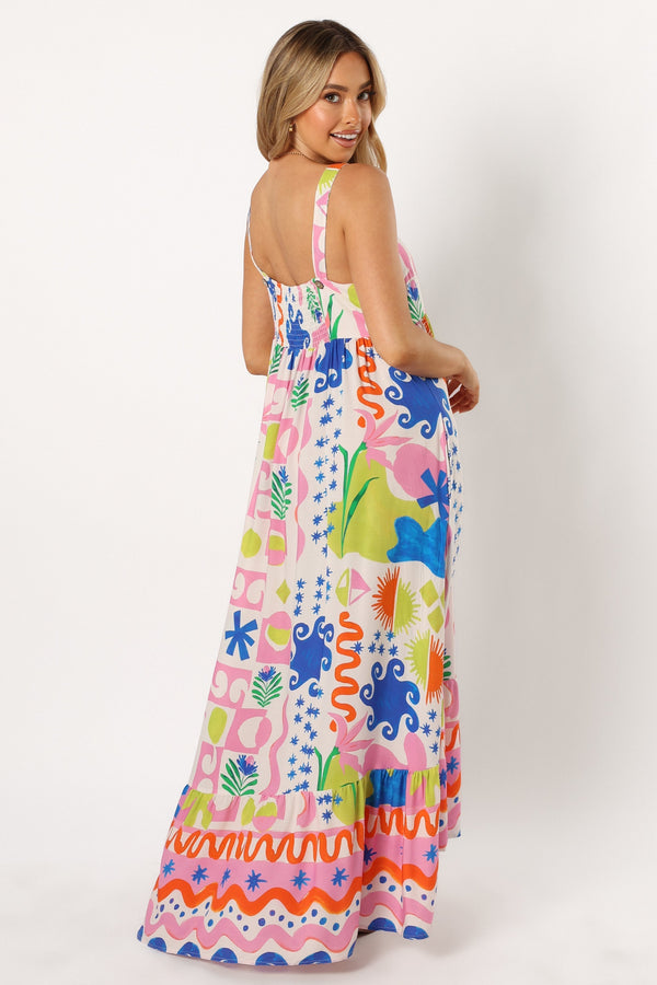 Petal and Pup USA DRESSES Greer Maxi Dress - Mercedes Print