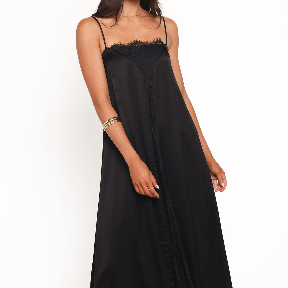 Halsey Midi Dress - Black