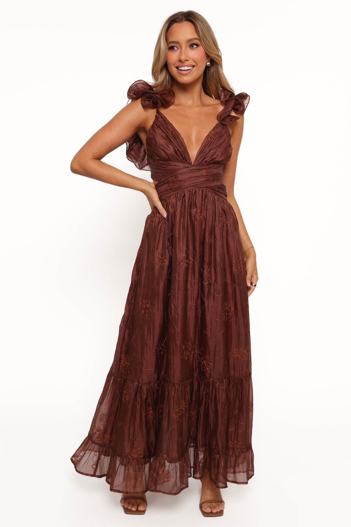 harmony floral maxi dress Petal and Pup Women's Harmony Maxi Dress - Navy