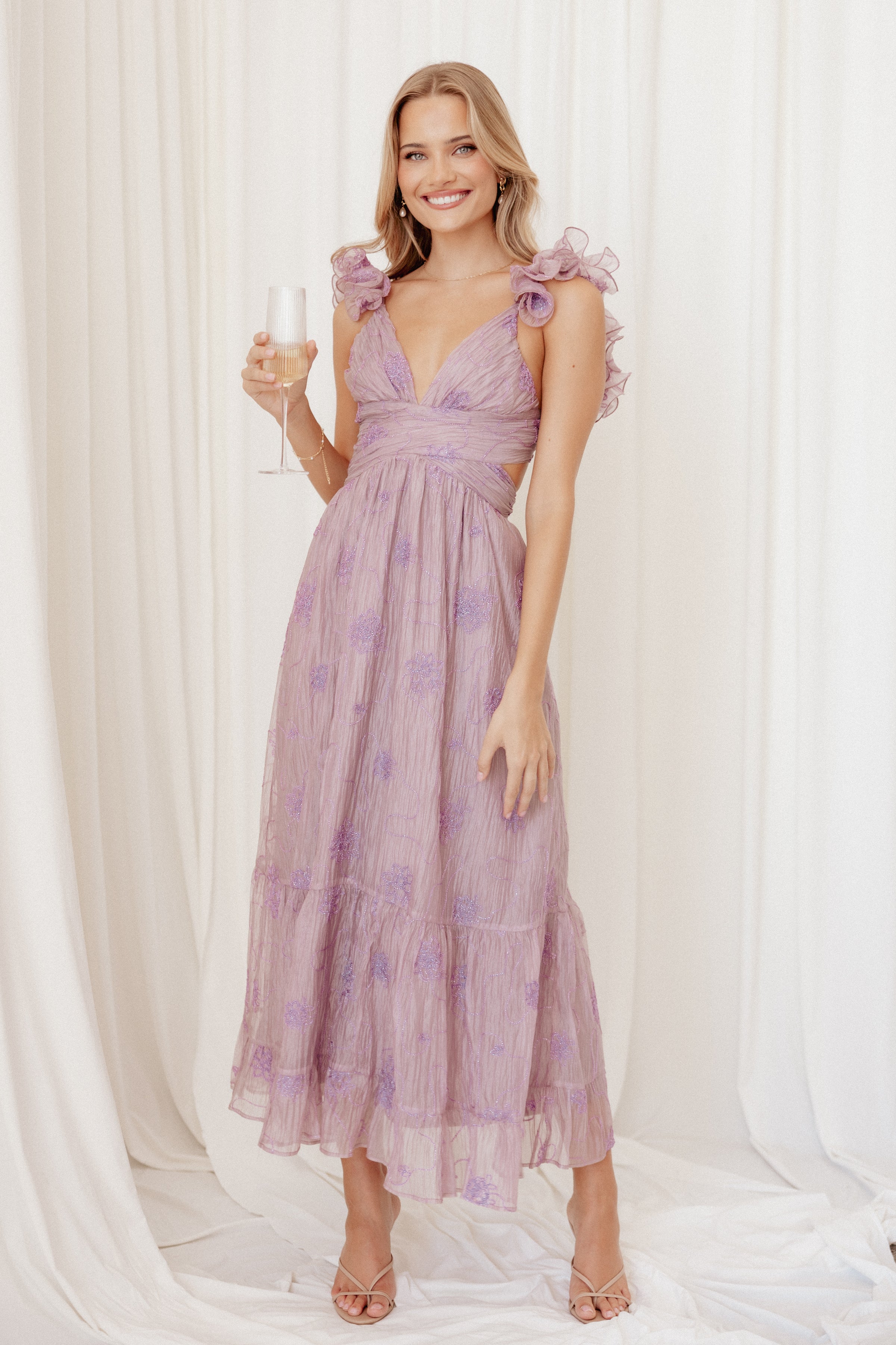 Petal and Pup Women's Harmony Maxi Dress - Purple Petal and Pup Women's Harmony Maxi Dress - Purple