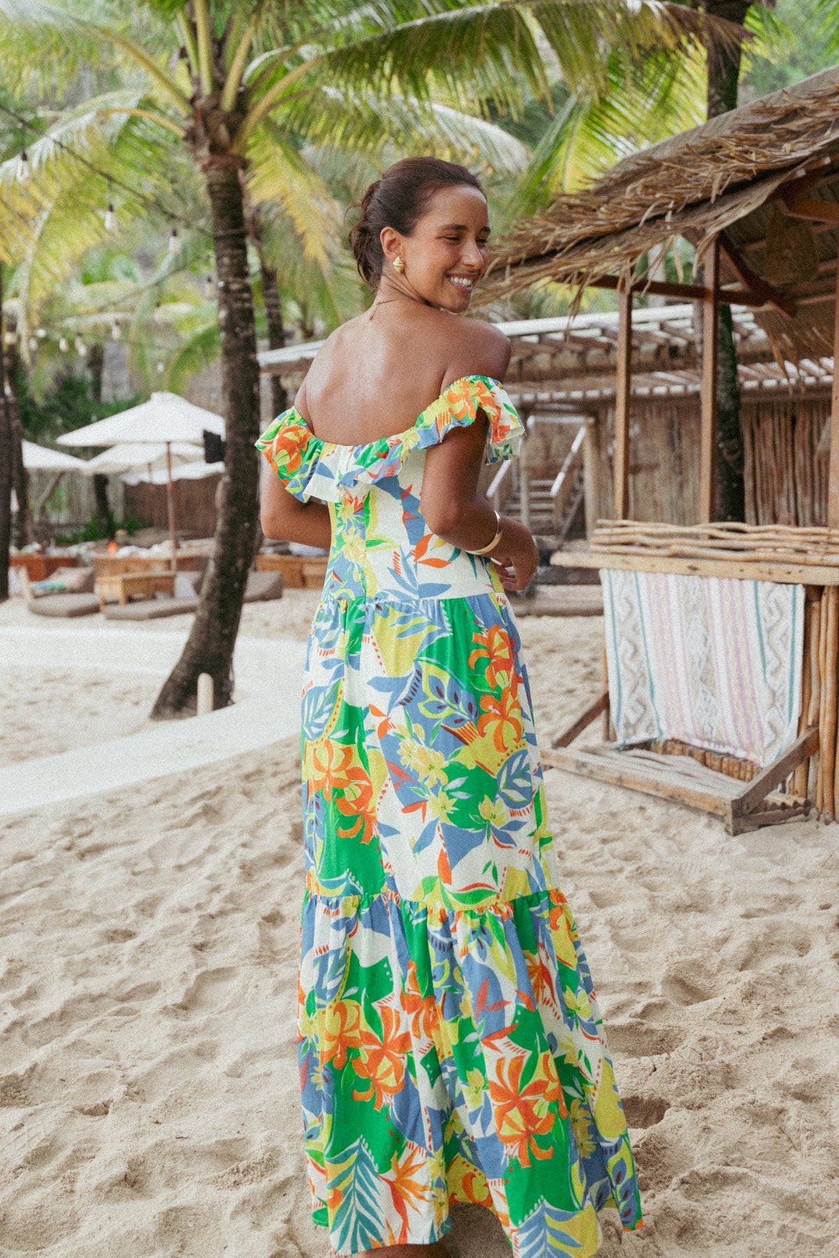 Petal and Pup Women's Harriet Off Shoulder Maxi Dress