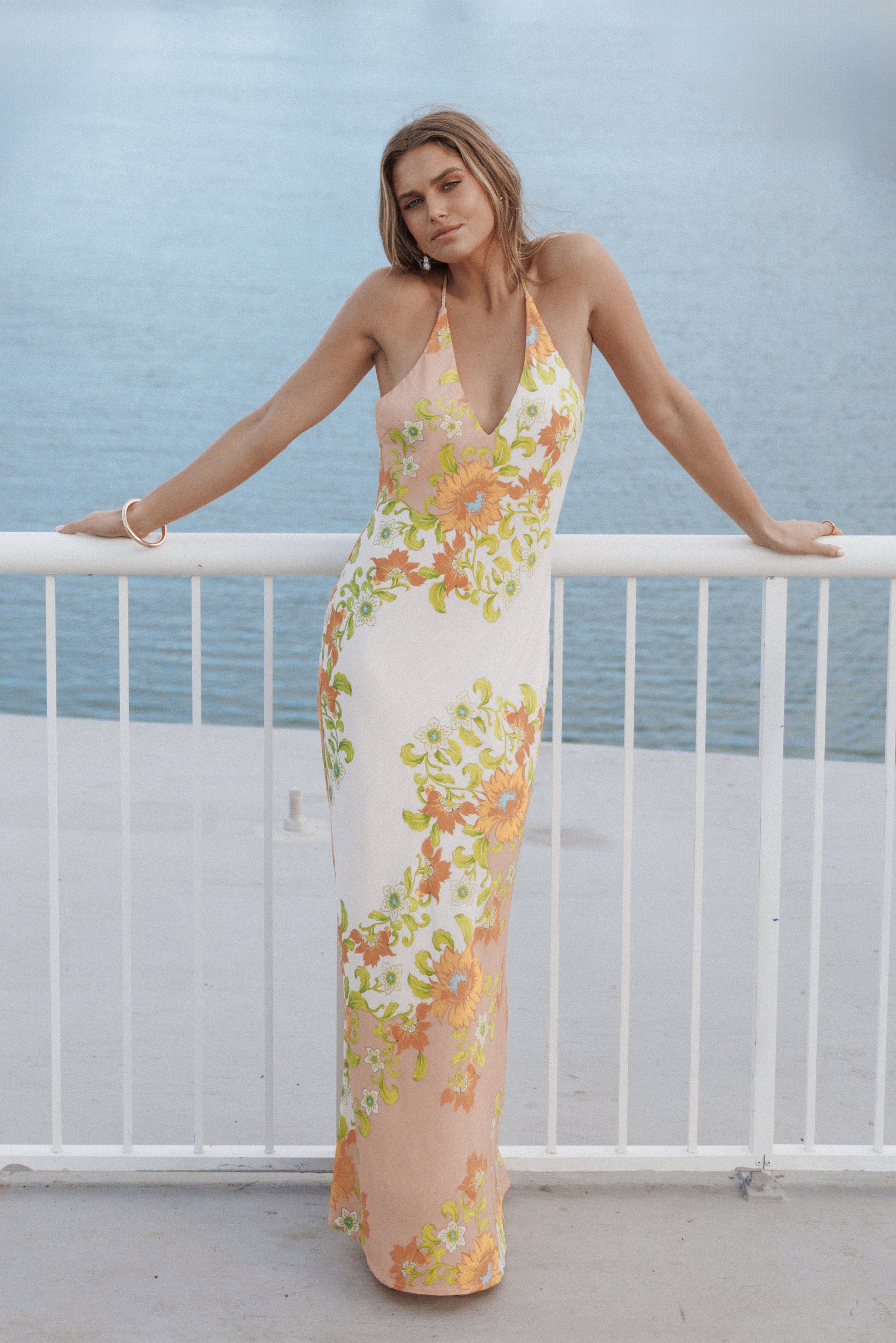 Haruki Maxi Dress - Yellow Spring Floral, XS, Petal & Pup Haruki Maxi Dress - Yellow Spring Floral, XS, Petal & Pup