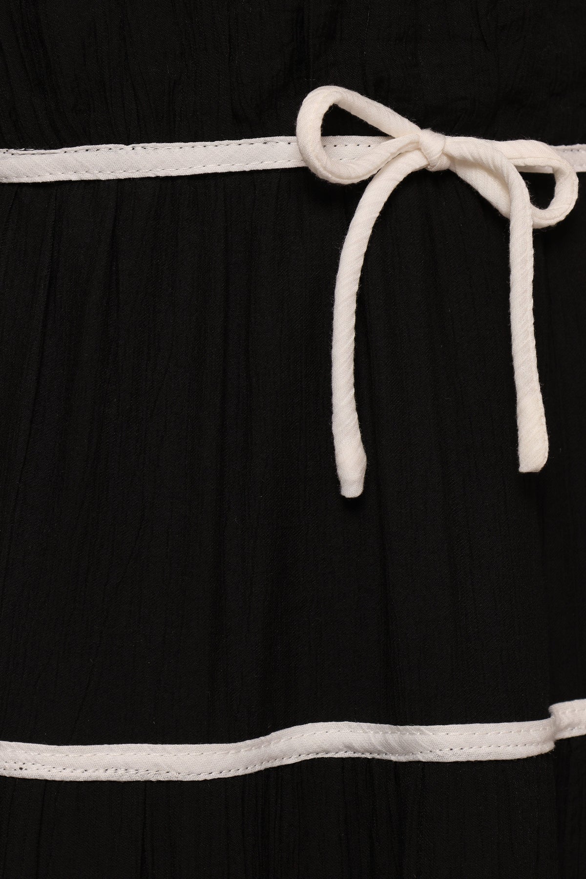 Petal and Pup USA DRESSES Harvey Maxi Bow Dress - Black/White (Hold for Rack)