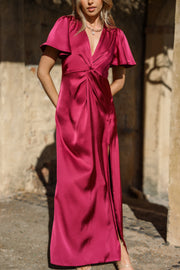 Petal and Pup USA DRESSES Hathaway Midi Dress - Berry