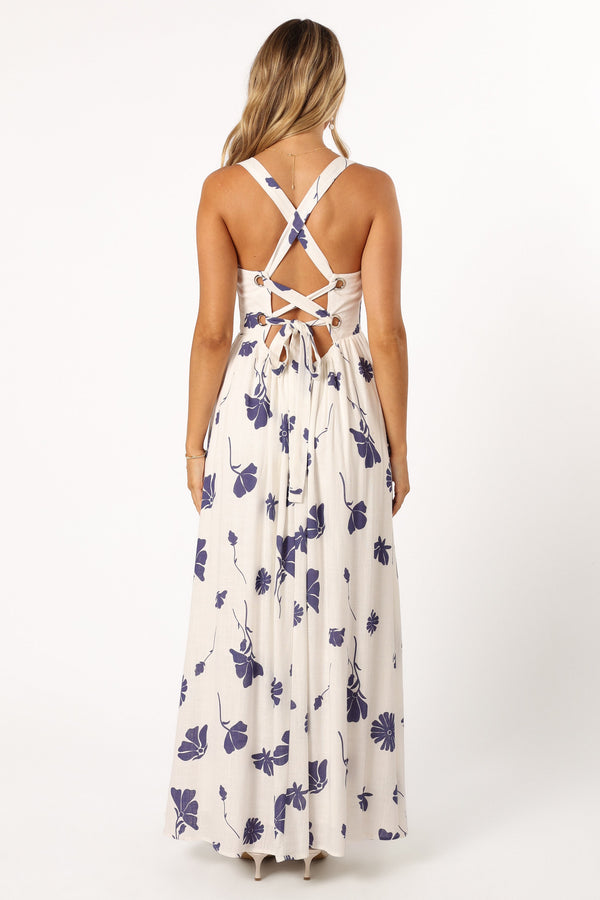 Petal and Pup USA DRESSES Hazel Maxi Dress - Navy Floral